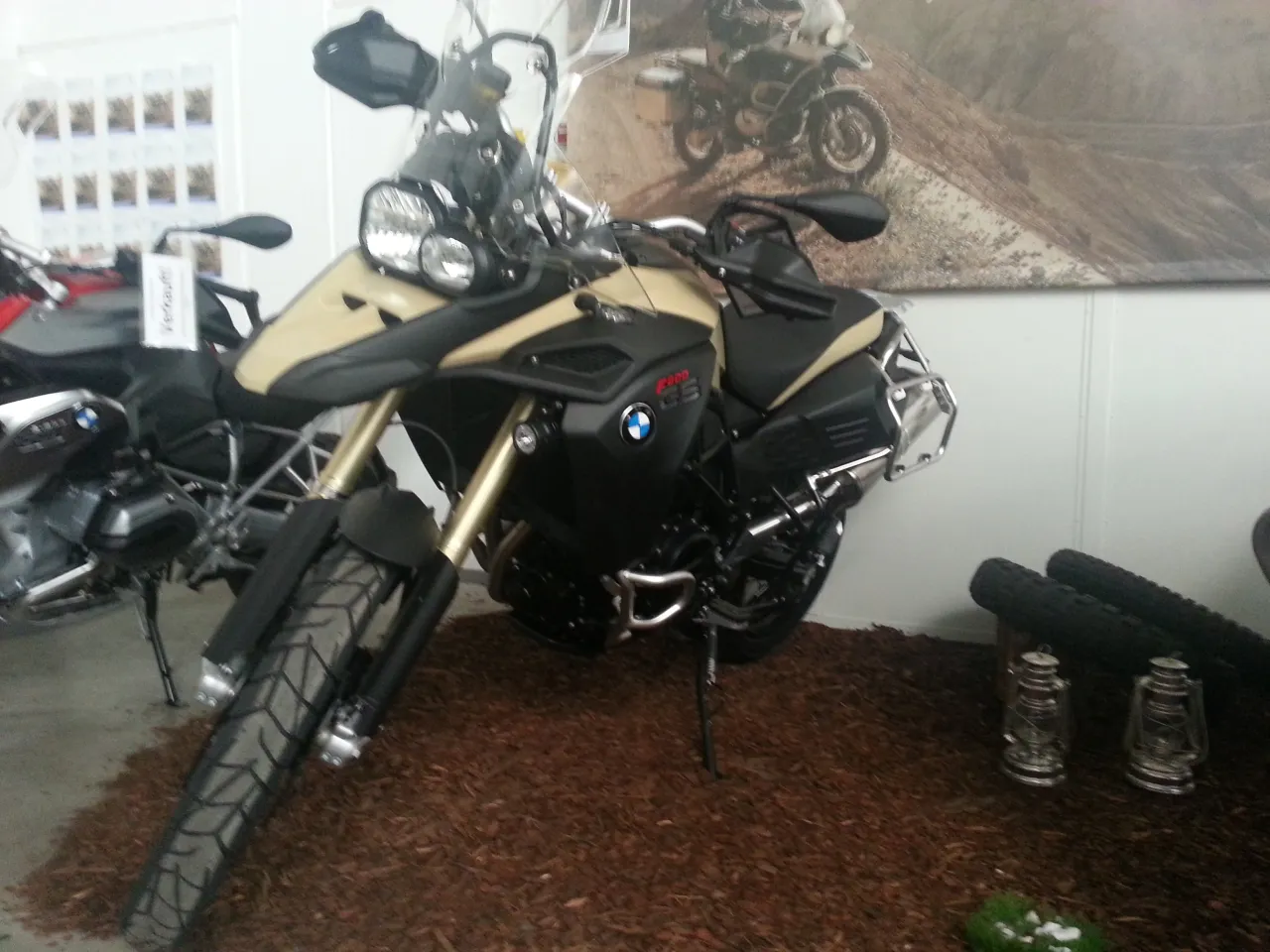 BMW F 800 GS Adventure with luggage in daylight