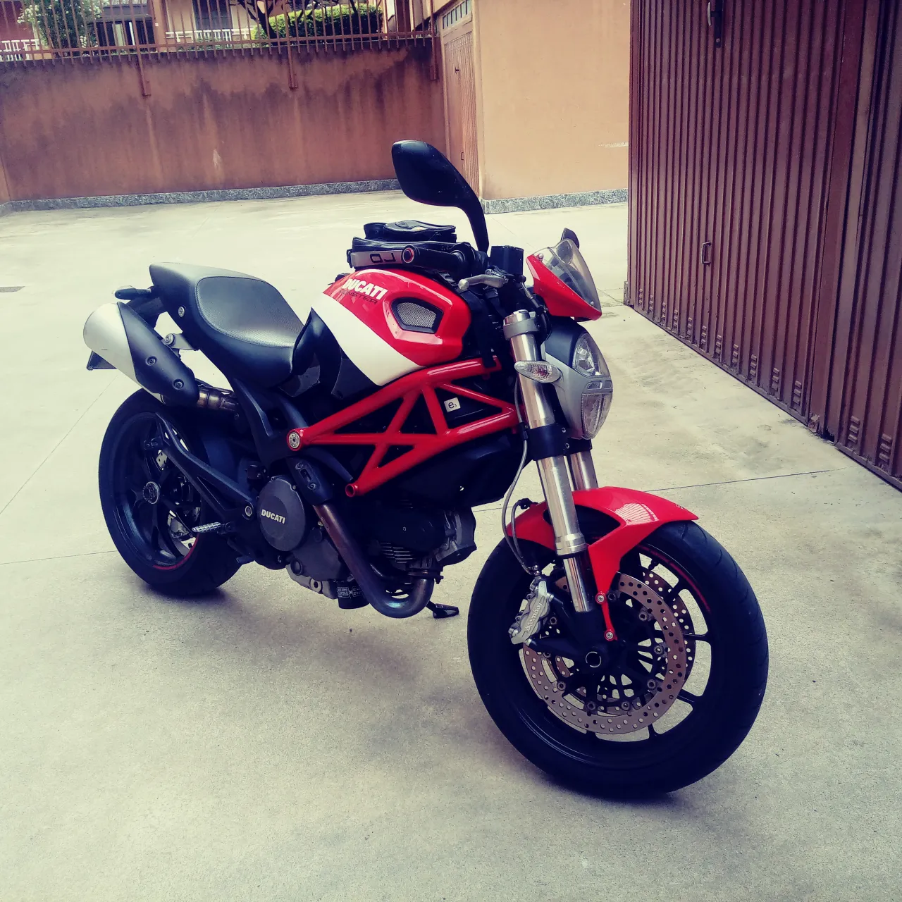Ducati Monster 796 naked motorcycle