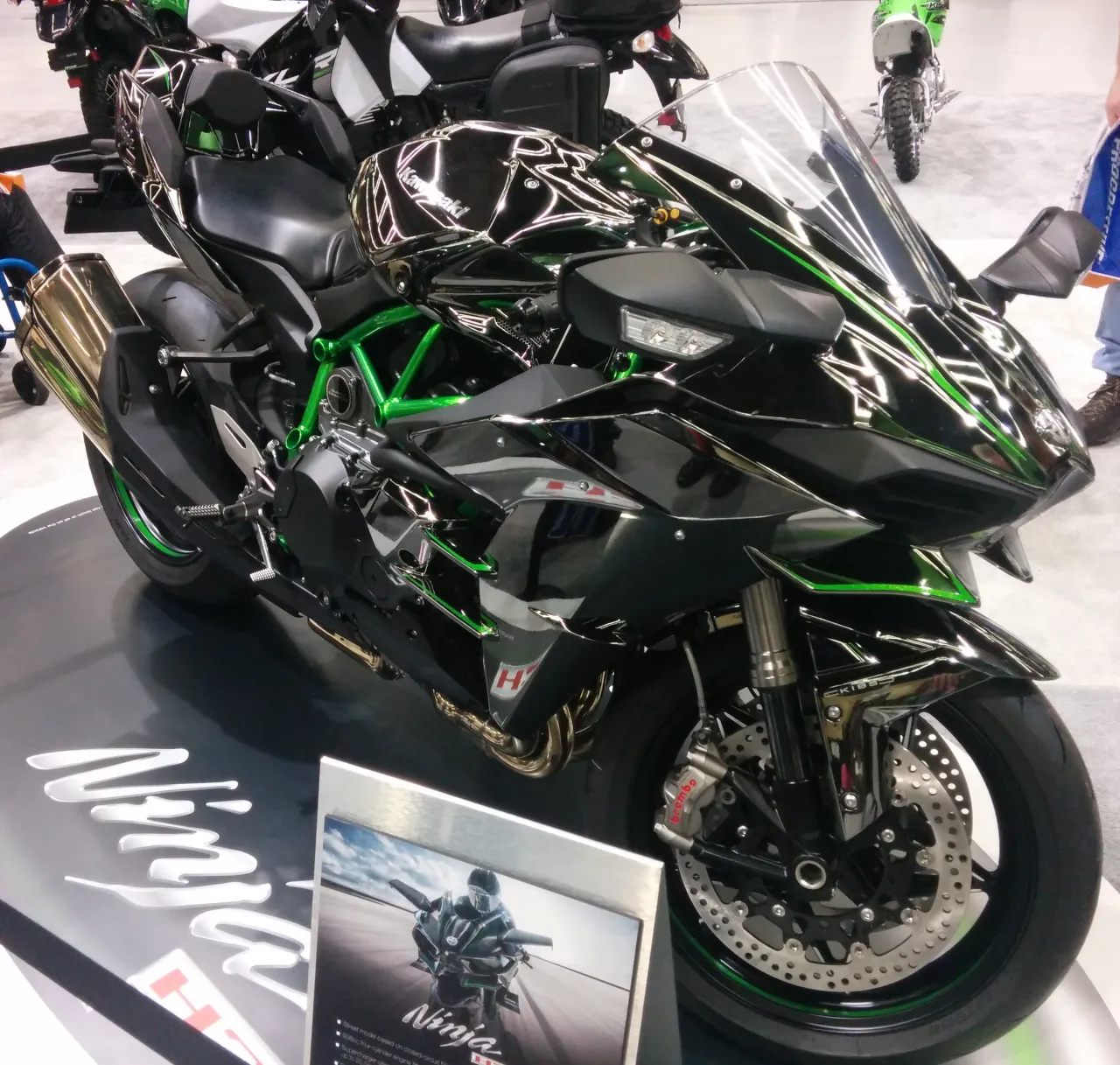 Kawasaki Ninja H2 op motorshow