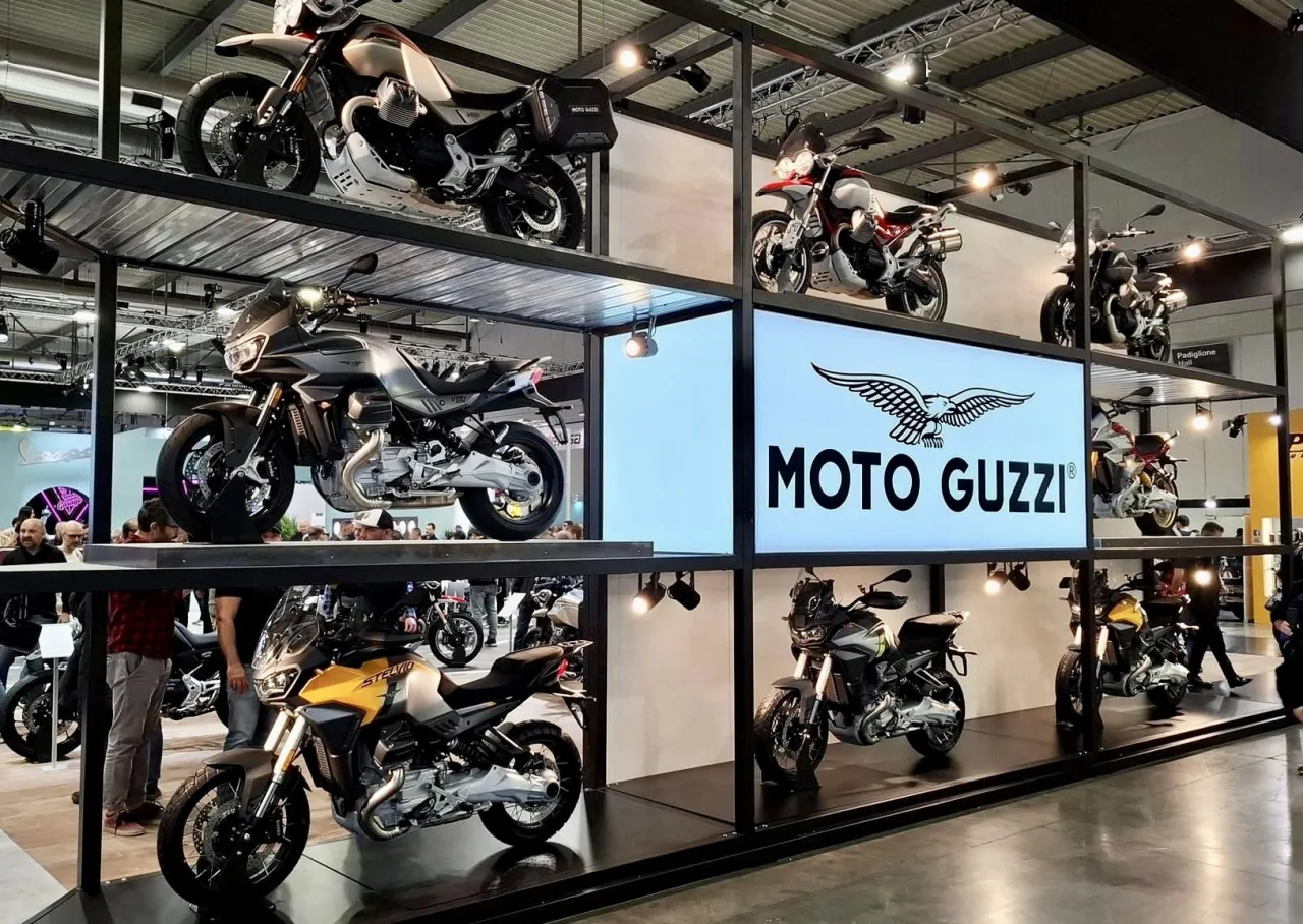Moto Guzzi stand op EICMA 2024