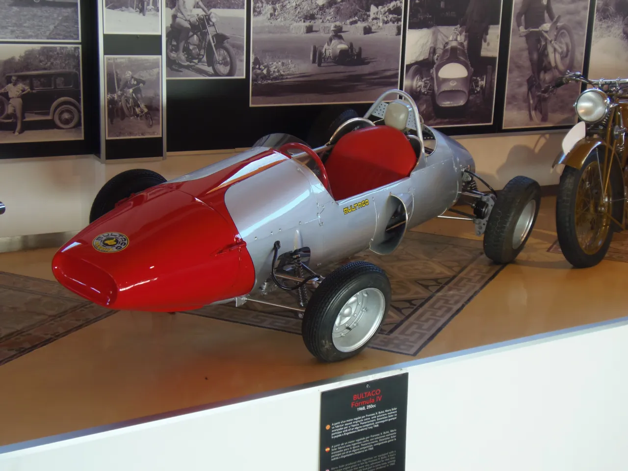 Bultaco Formula IV 250cc racing motorcycle from 1968