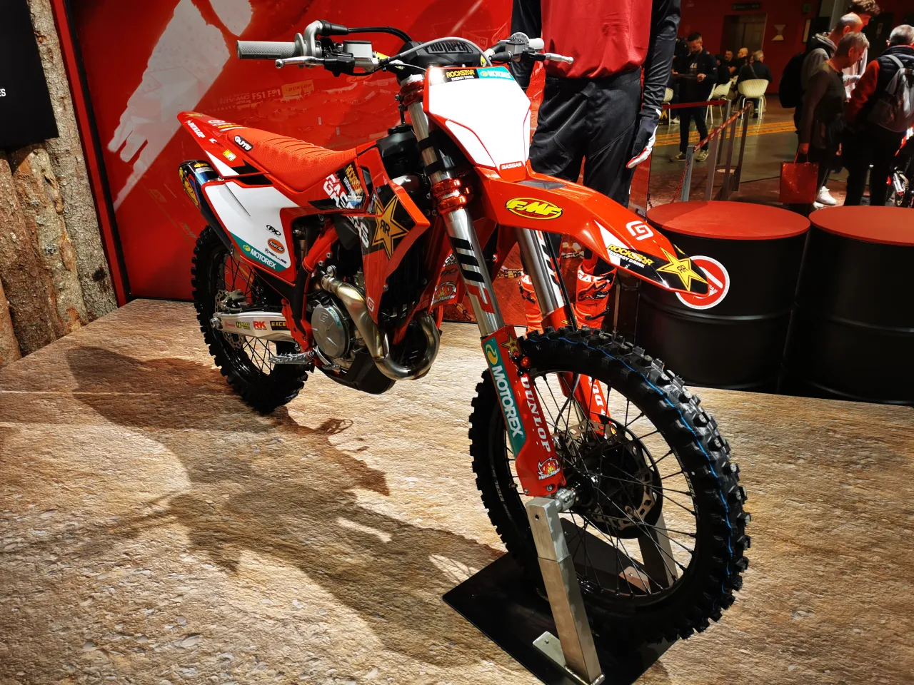 GasGas MC 450 F motocross motorcycle at EICMA 2024
