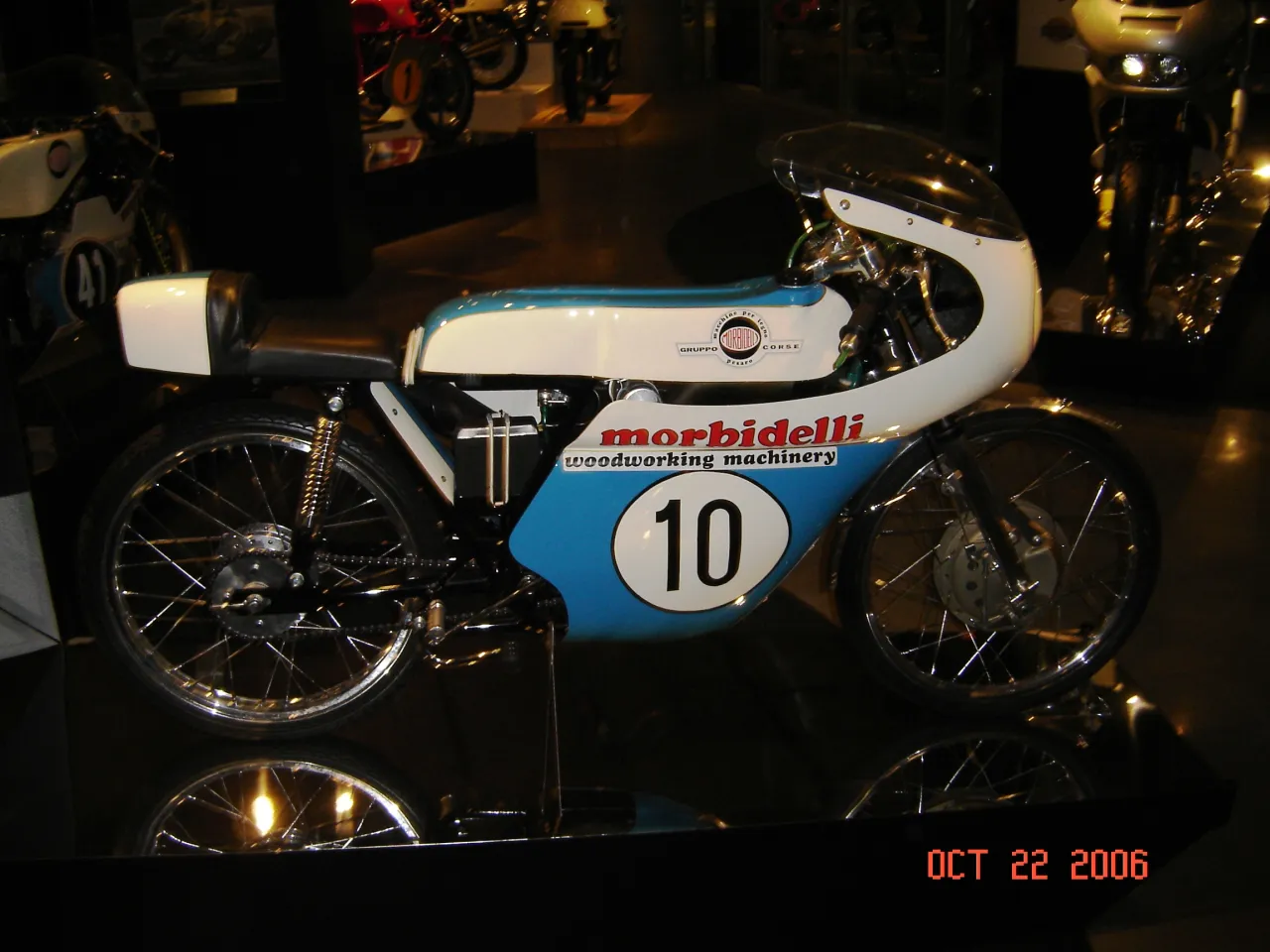 Historic Morbidelli 50cc Grand Prix racing motorcycle from 1971