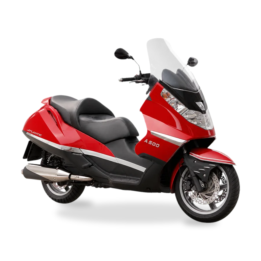 Aprilia Atlantic 500 maxi-scooter side profile