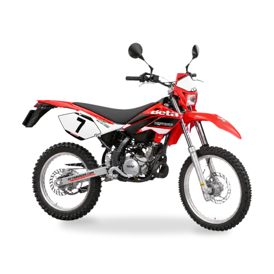 Beta RR 50 Enduro geared moped side view
