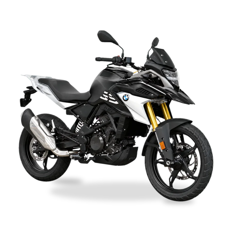 BMW G 310 GS adventure motorcycle side view