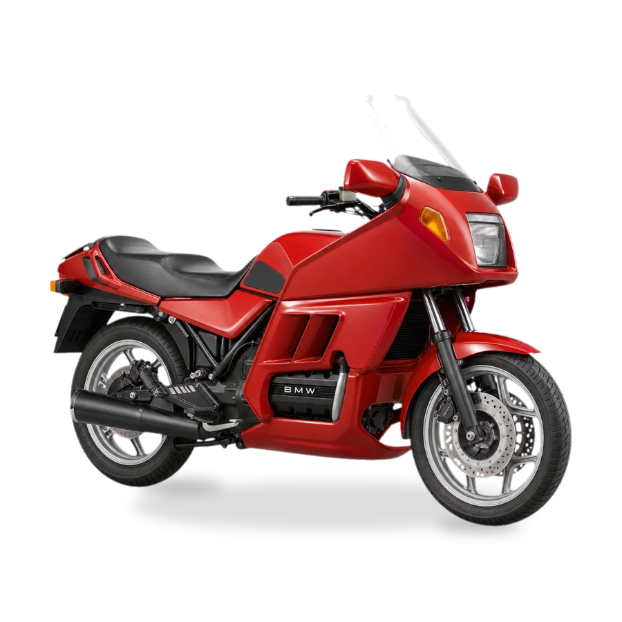 BMW K 100 RT touring motorcycle side profile