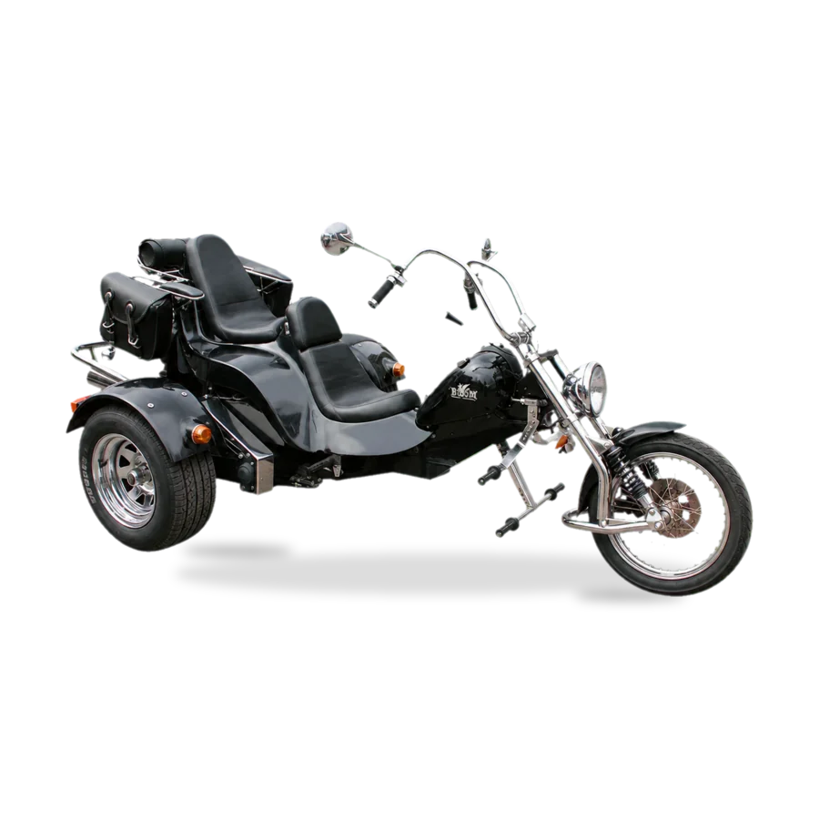 Boom Chopper trike, side view