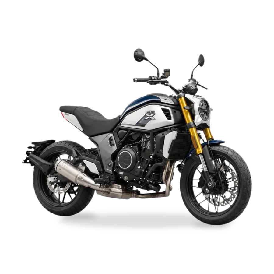 CFMoto 700 CL-X Heritage retro naked bike side view