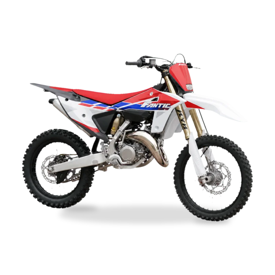 Fantic XX 125 motocross bike side profile