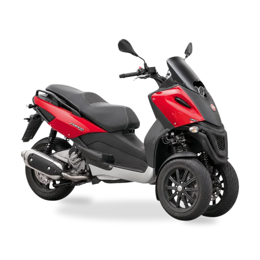 Gilera Fuoco 500 three-wheel scooter side profile