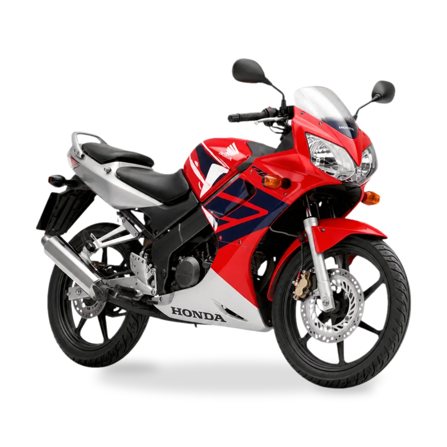 2006 Honda CBR125R in red side profile