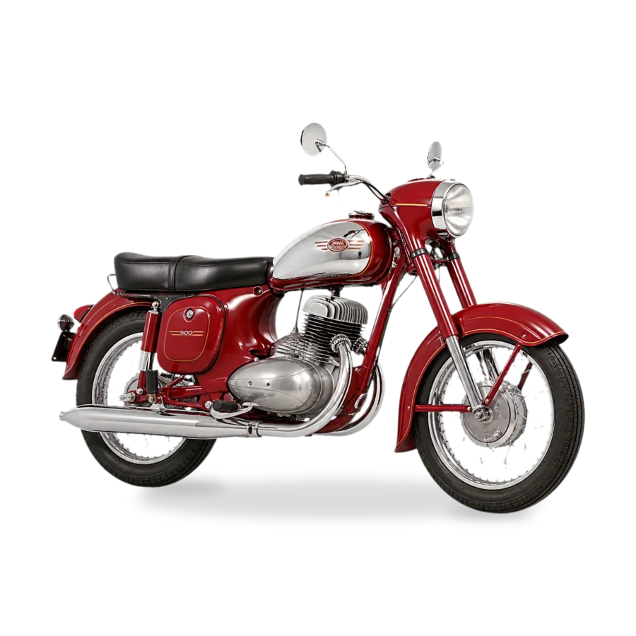 Jawa 500 OHC from 1956 left-side view