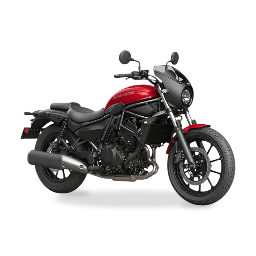 Kawasaki Eliminator 500 sport cruiser side view