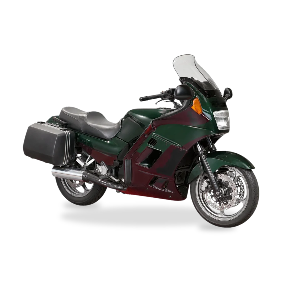 Kawasaki GTR 1000 touring motorcycle side profile