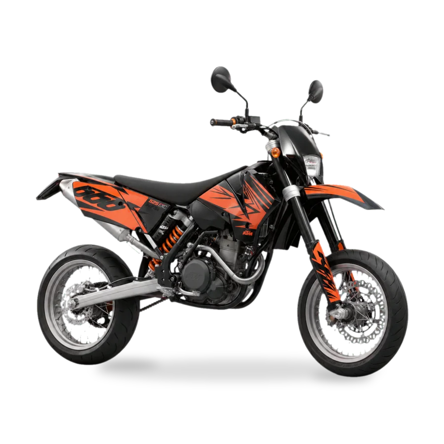 KTM 525 EXC enduro side profile