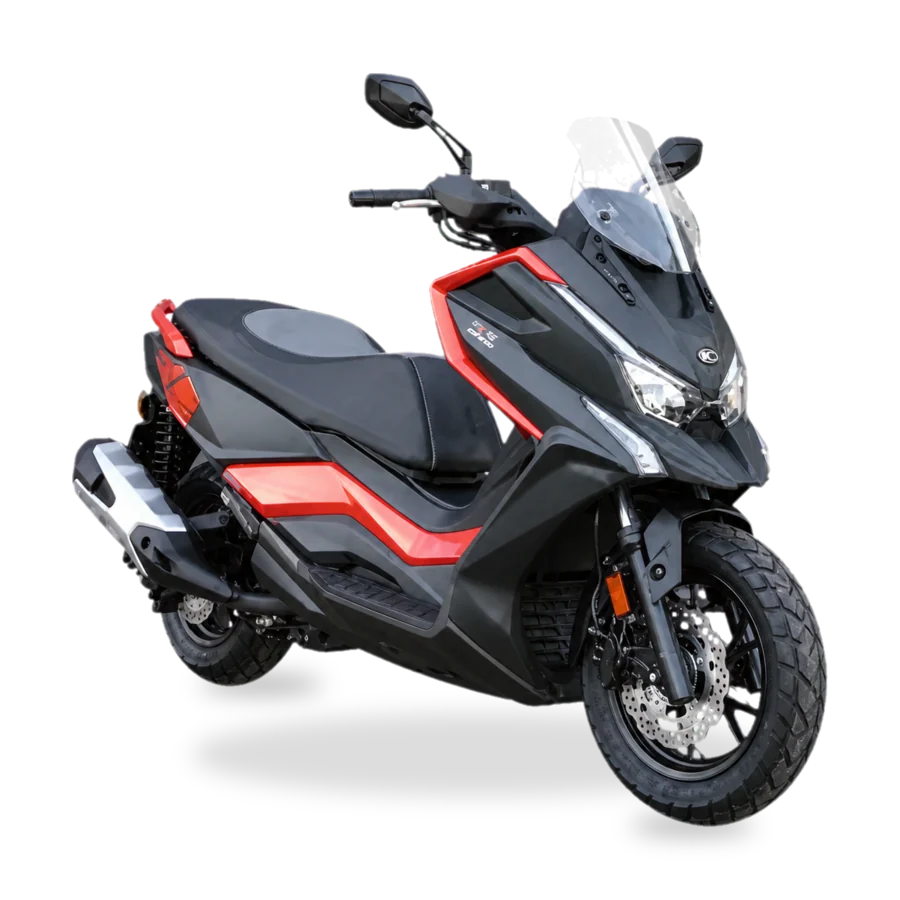Kymco DT X360 adventure scooter side view