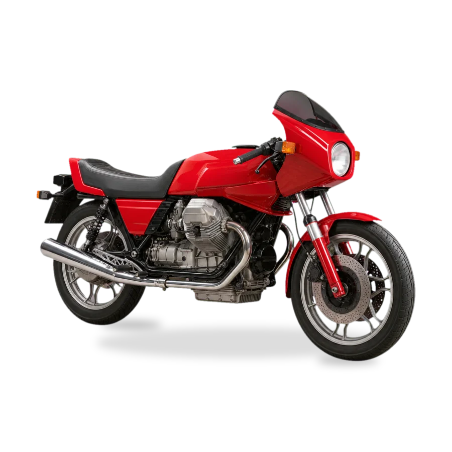 Moto Guzzi 850 Le Mans classic sport motorcycle side view