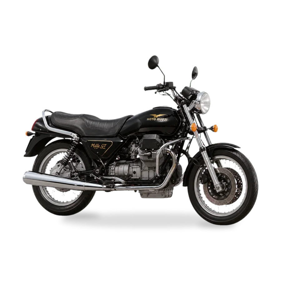 Moto Guzzi Mille GT classic touring motorcycle side view