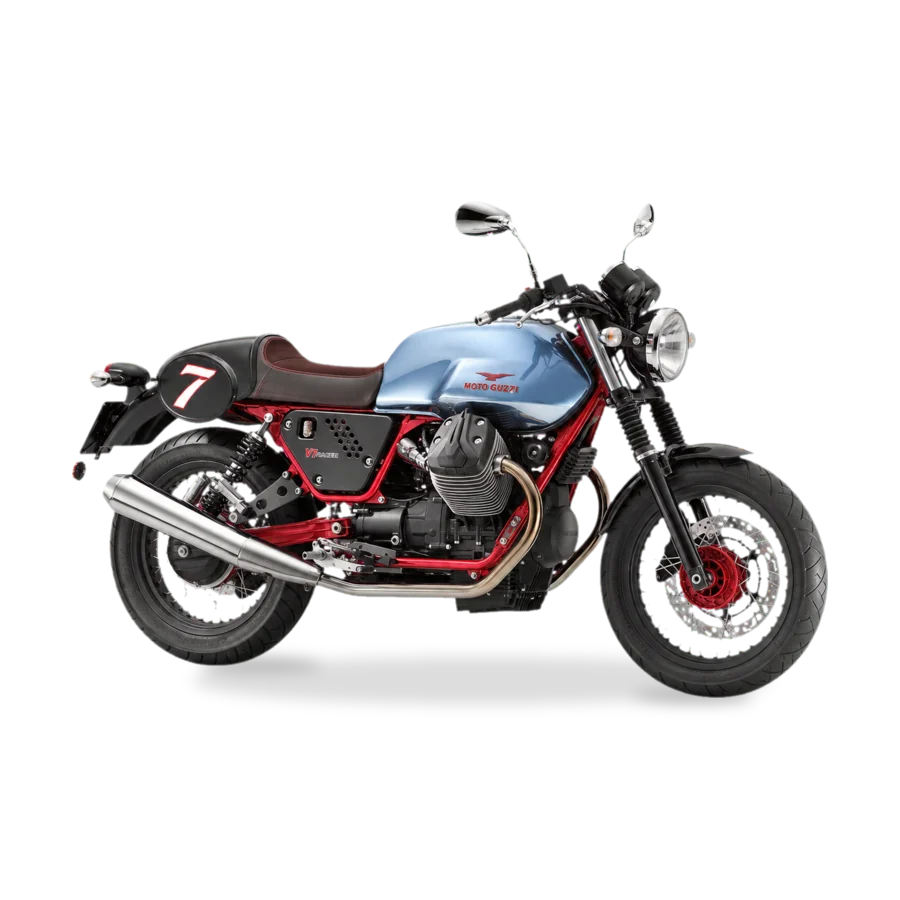 Moto Guzzi V7 Racer café-racer side profile