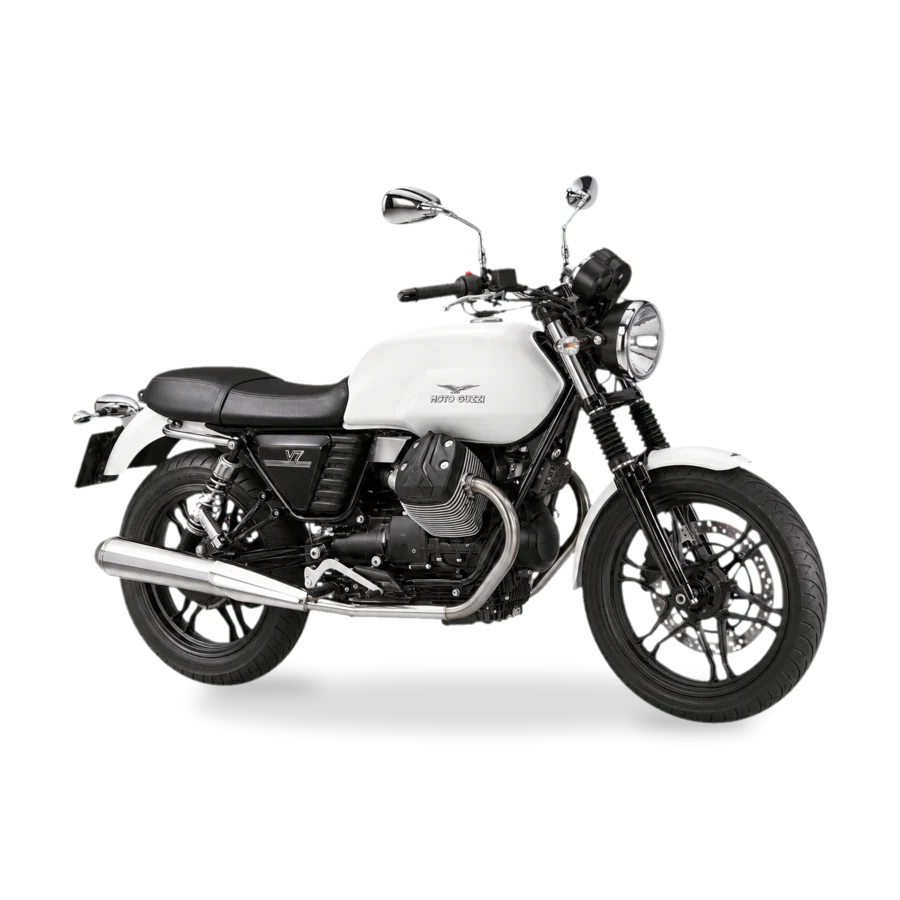 Moto Guzzi V7 Stone matte black naked motorcycle