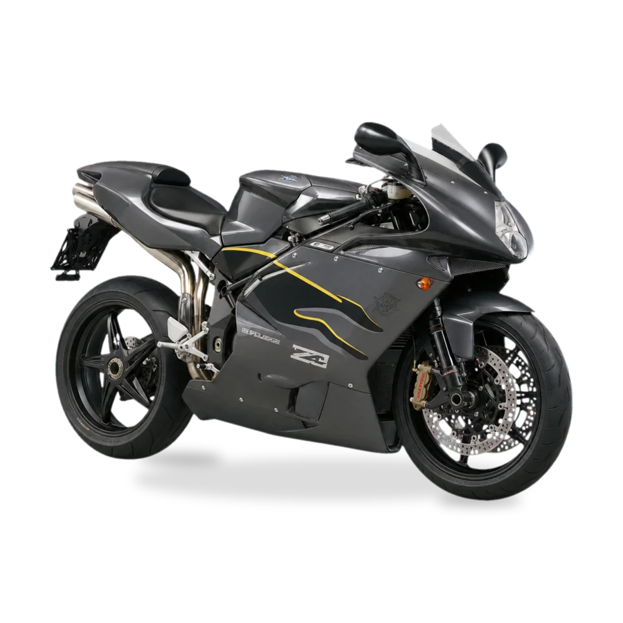 MV Agusta F4 1000S isolated side profile