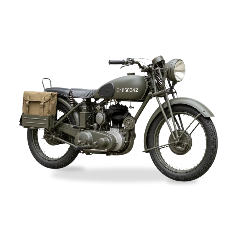 Norton 16H motorcycle side view