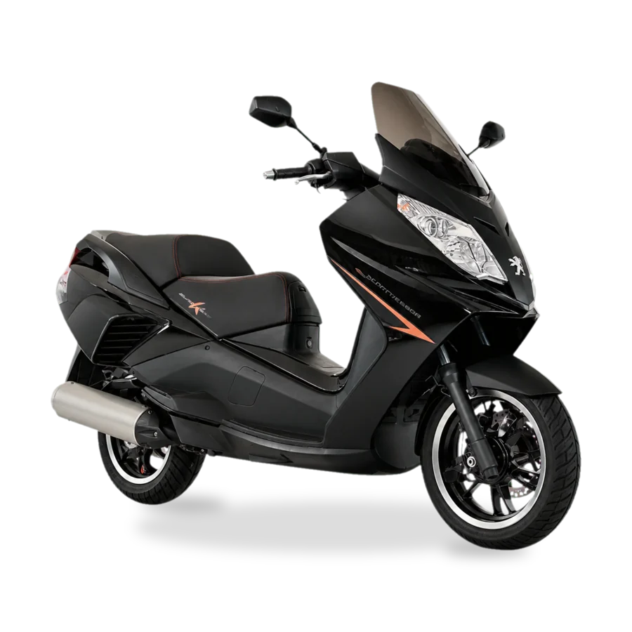 Peugeot Satelis 125 motorcycle side view
