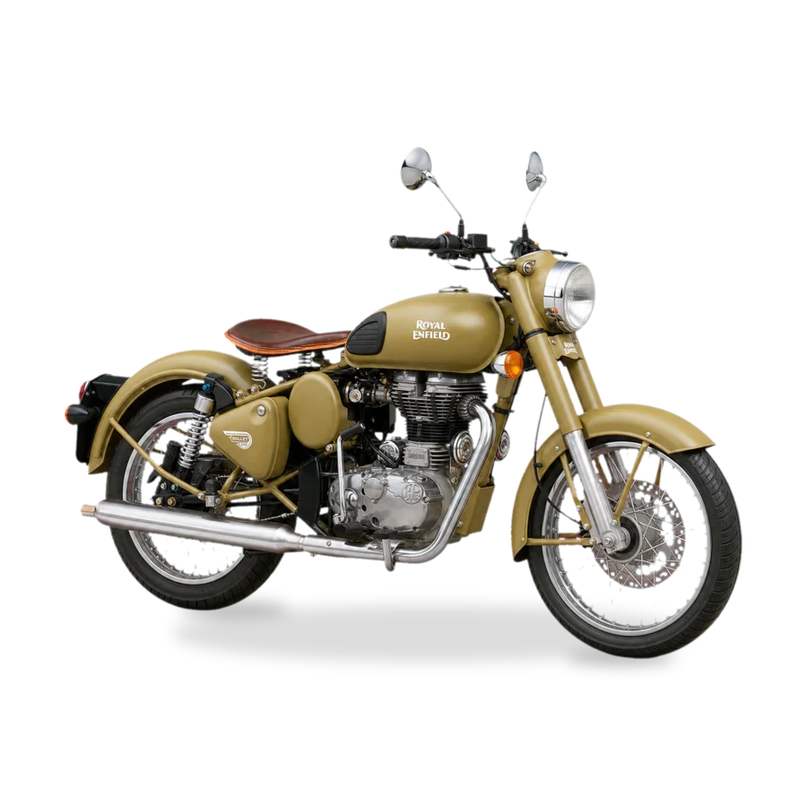 Royal Enfield Bullet 500 classic roadster side profile