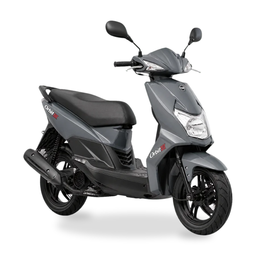 SYM Orbit III 50 city scooter side view