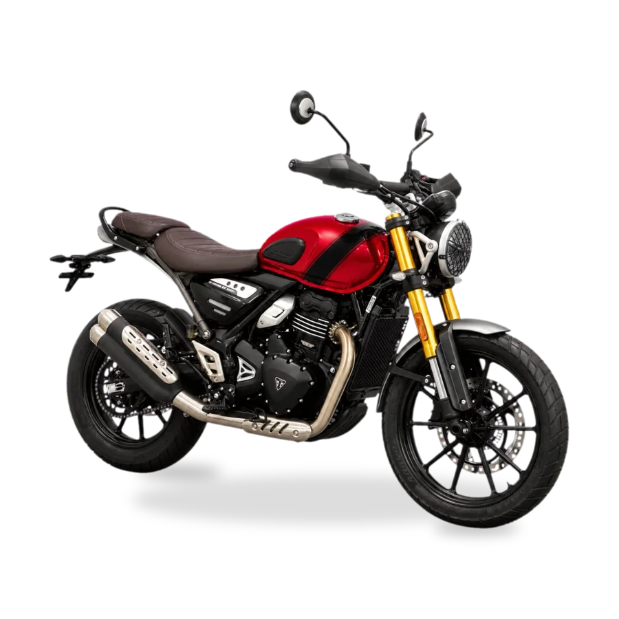Triumph Scrambler 400 X side profile