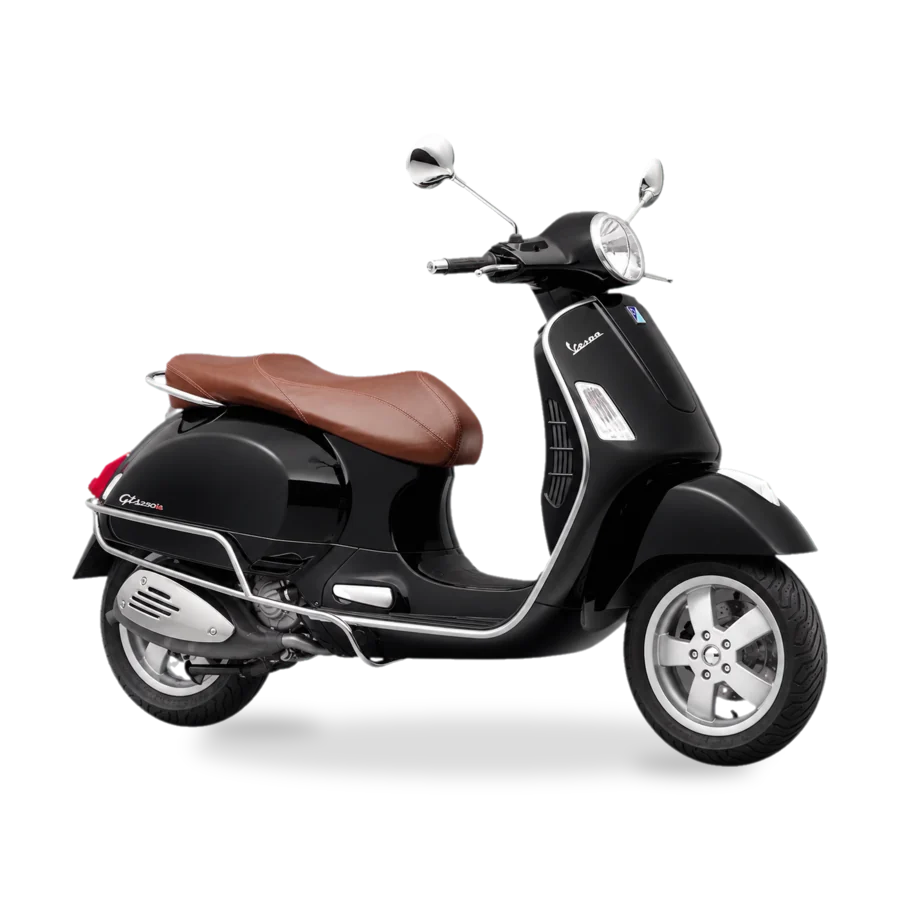 Vespa GTS 250 i.e. scooter side view