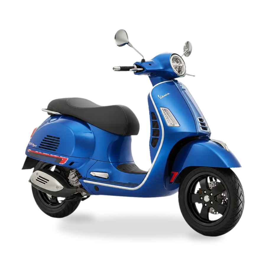 Vespa GTS Super Sport 300 sport scooter side profile