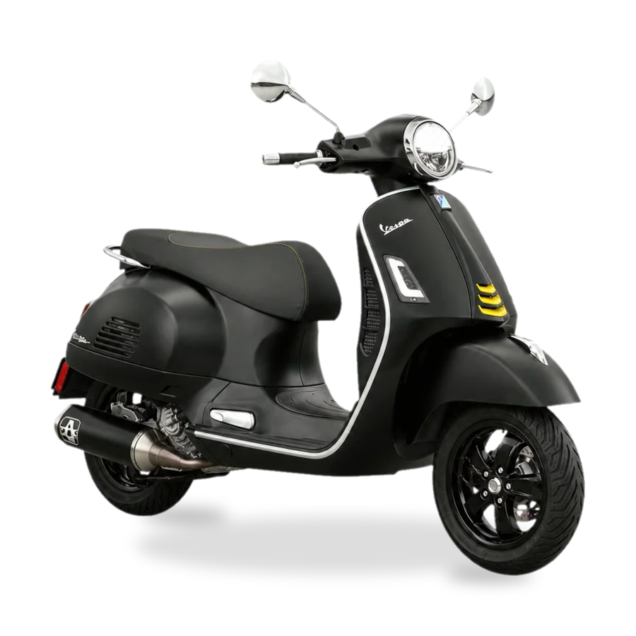 Vespa GTS Super Tech 300 scooter with TFT display side profile