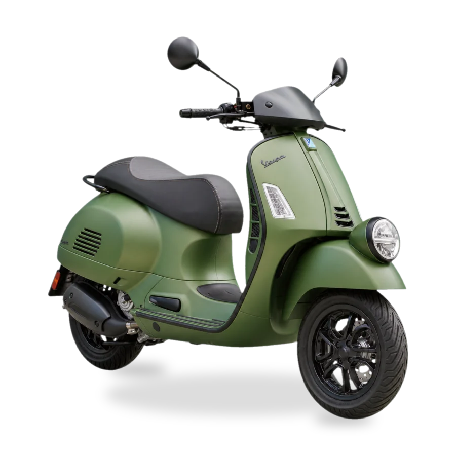 Vespa GTV 310 retro scooter right side