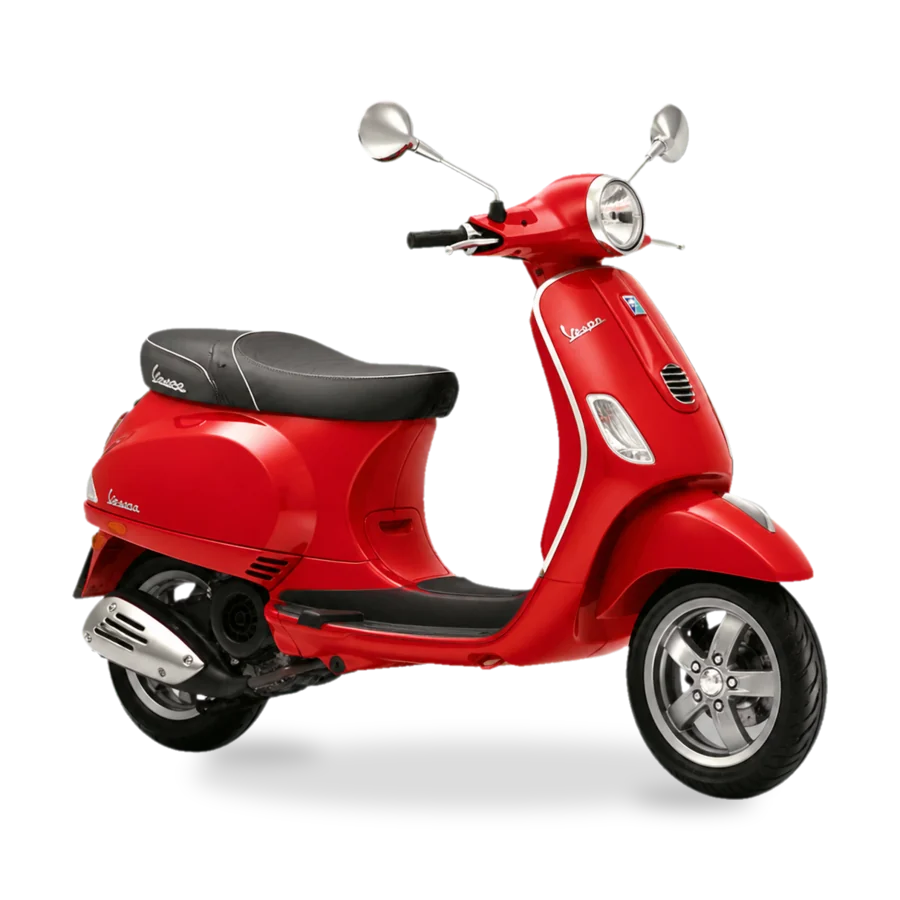 Vespa S 125 small-frame scooter side profile