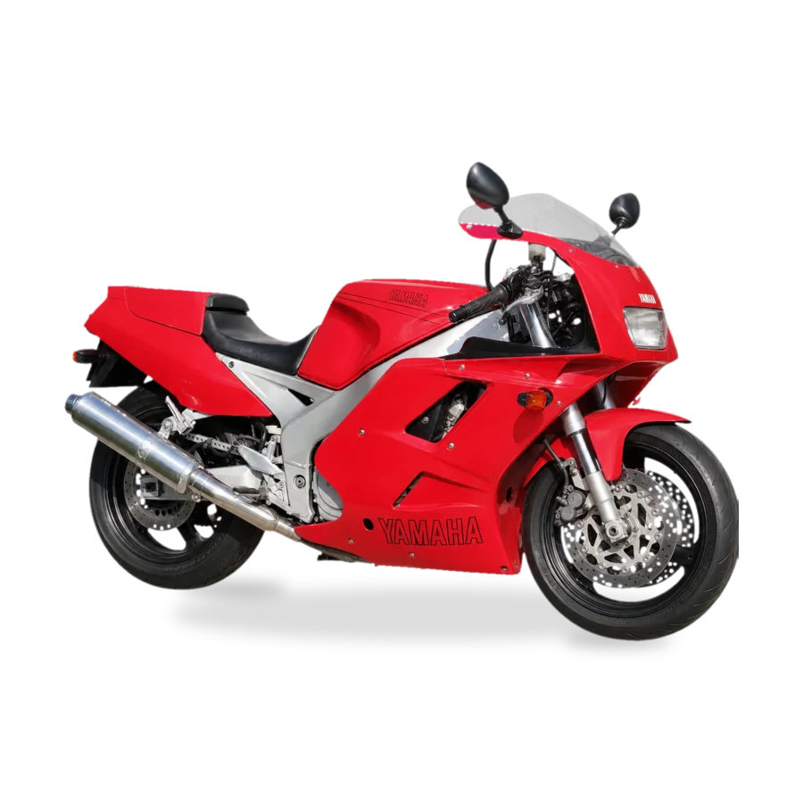 Yamaha FZR1000 superbike side view