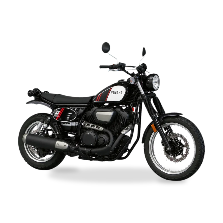 Yamaha SCR950 scrambler side profile