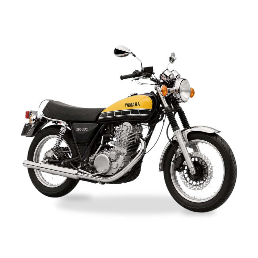 Yamaha SR 400 classic single-cylinder motorcycle
