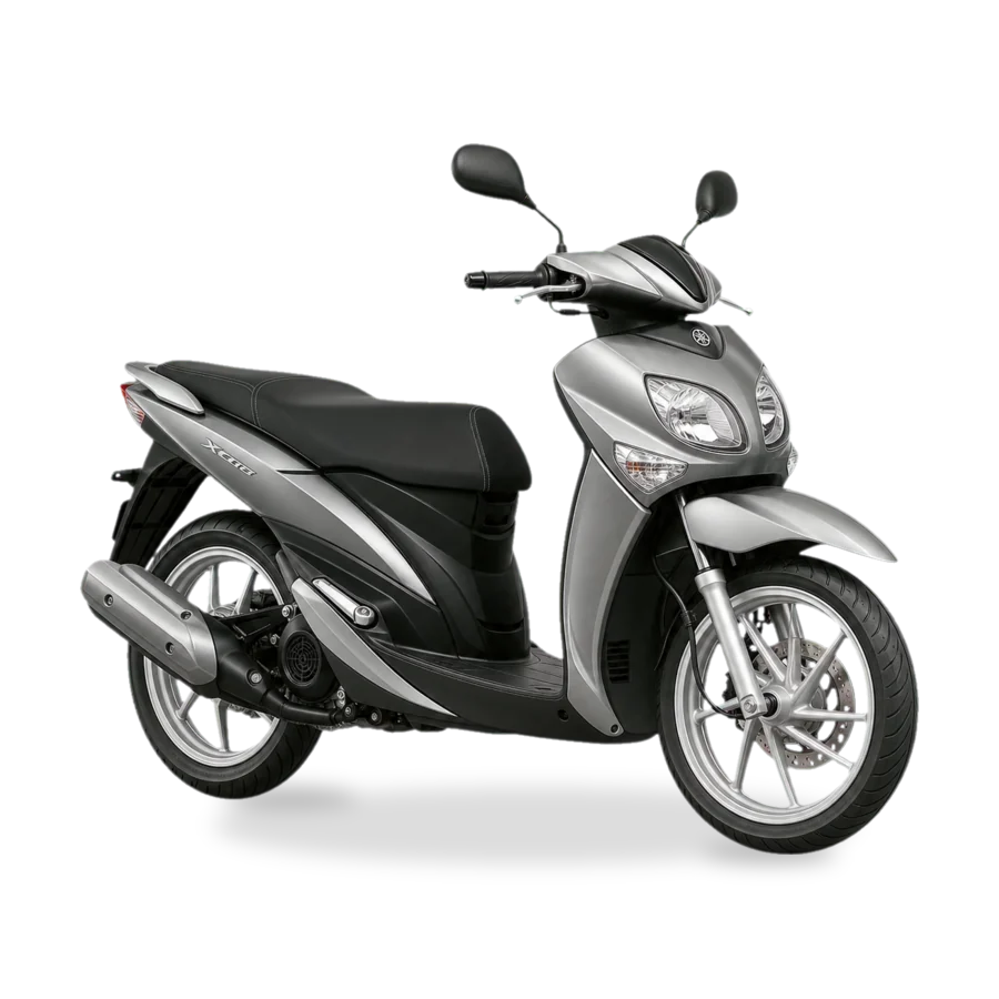 Yamaha Xenter 125 big-wheel scooter side profile
