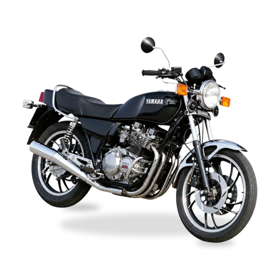 Yamaha XJ550 side profile