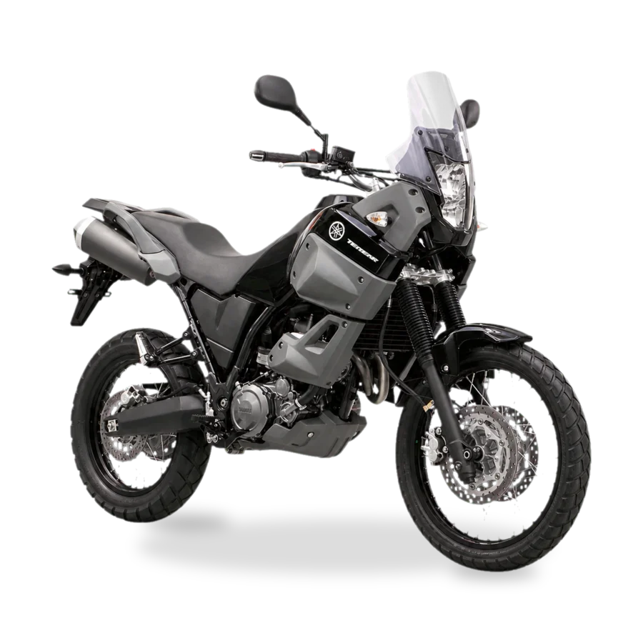Yamaha XT660Z Ténéré adventure motorcycle in side view