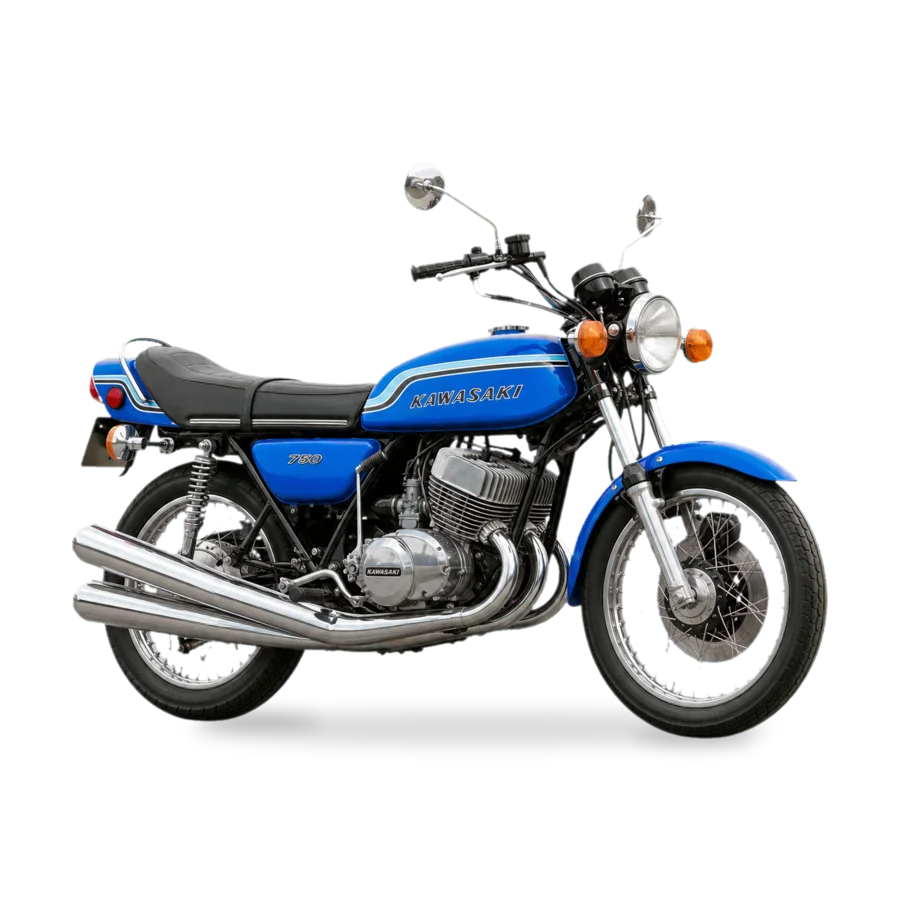 Kawasaki H2 750 Mach IV classic two-stroke
