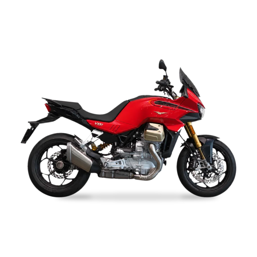 Moto Guzzi V100 Mandello S sports tourer side view