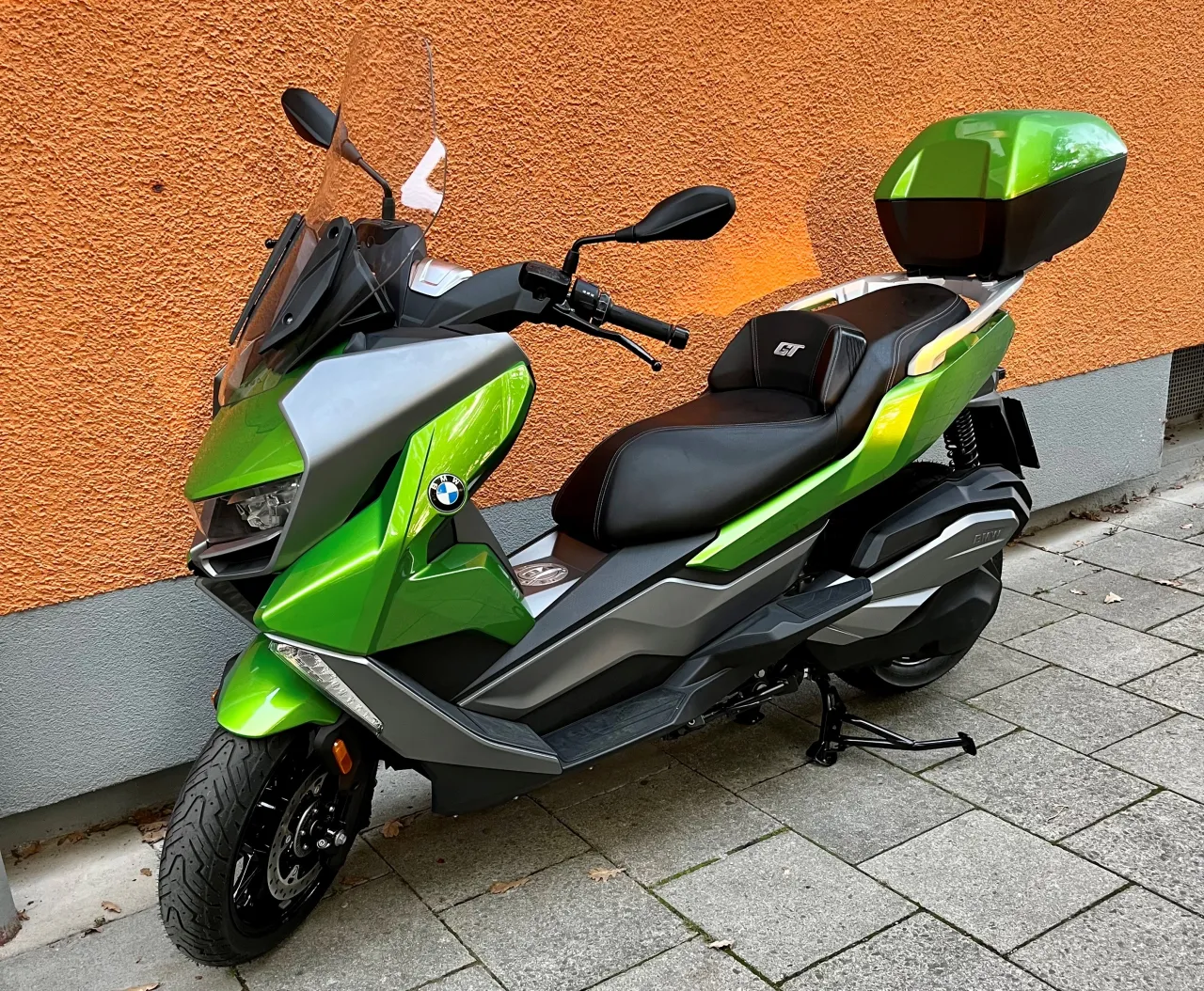 BMW C 400 GT maxi-scooter Java groen metallic