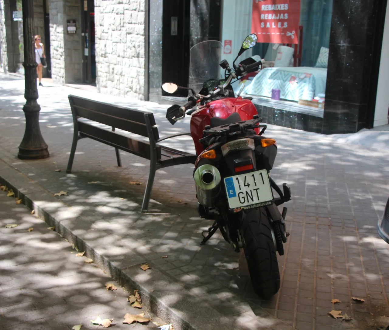 BMW F 650 GS K72 achteraanzicht
