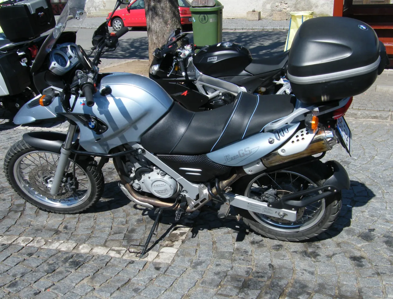 BMW F 650 GS detail vooraanzicht