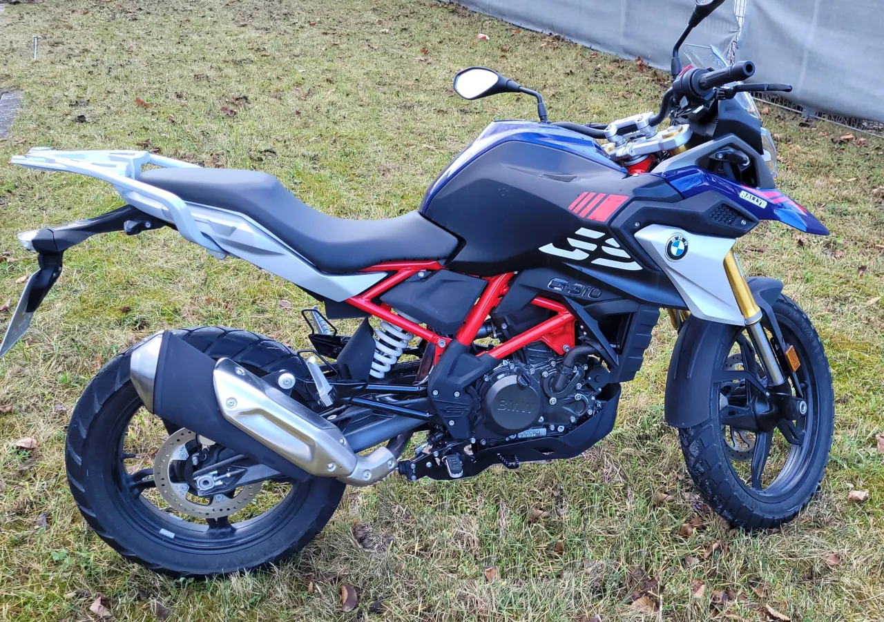 BMW G 310 GS in blauw