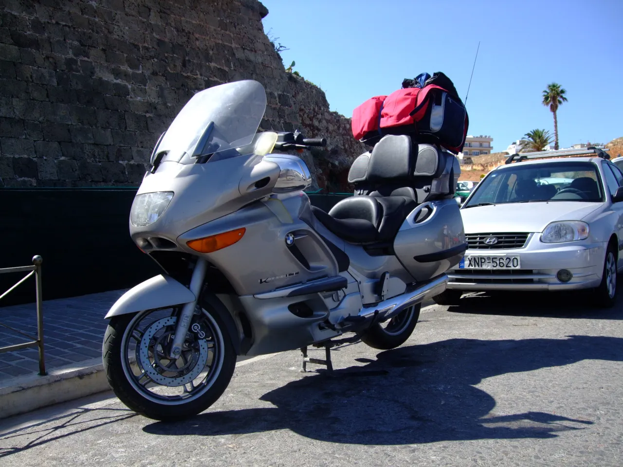 BMW K1200LT driekwart aanzicht