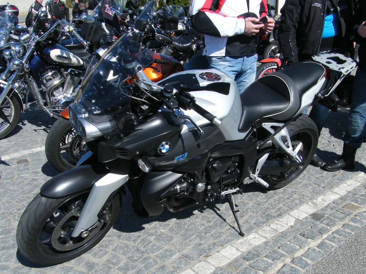 BMW K 1200 R detail vooraanzicht